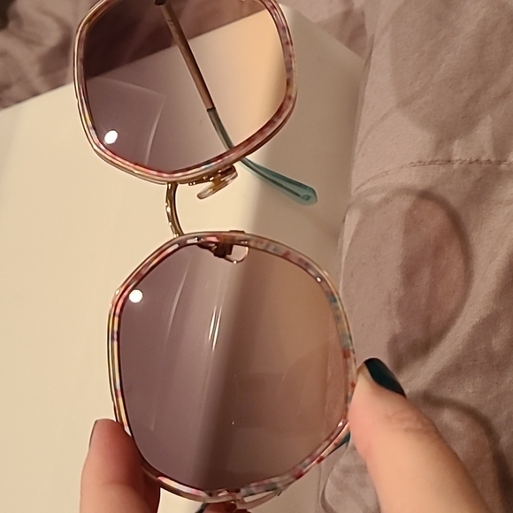 Kate Spade Sunglasses, Nicola multicolor frame gray lenses brand new in case - Picture 6 of 15